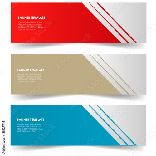 set of sticker banner poster web template vector isolated on white background