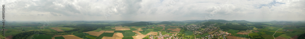Panorama über Landwirtschaft