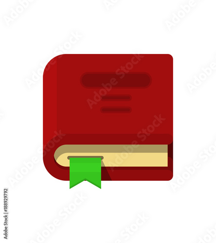 Vector book Icon flat