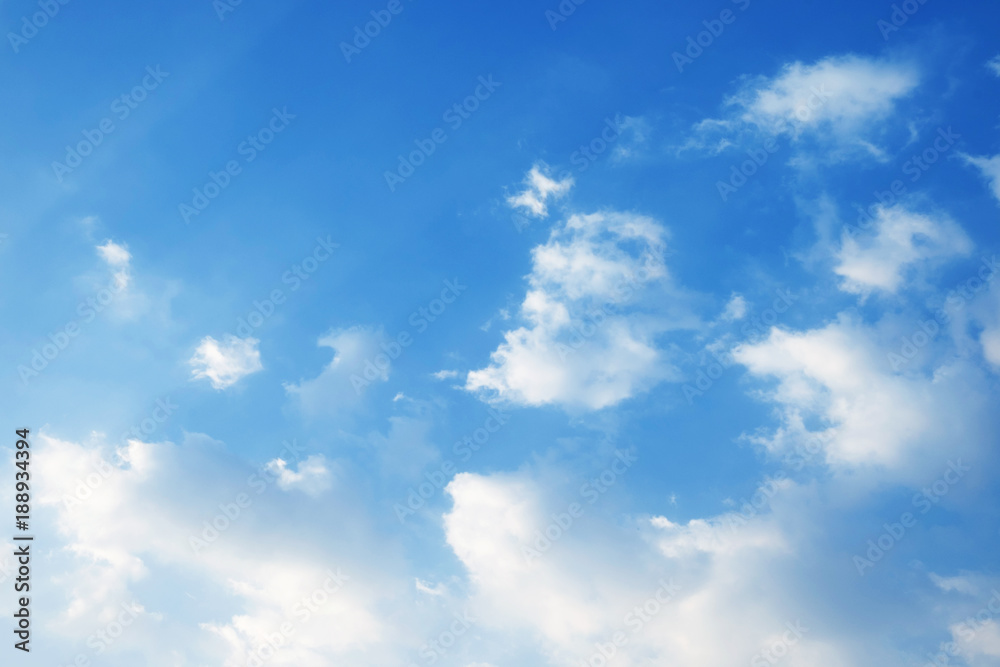 Fototapeta premium Blue sky and white clouds