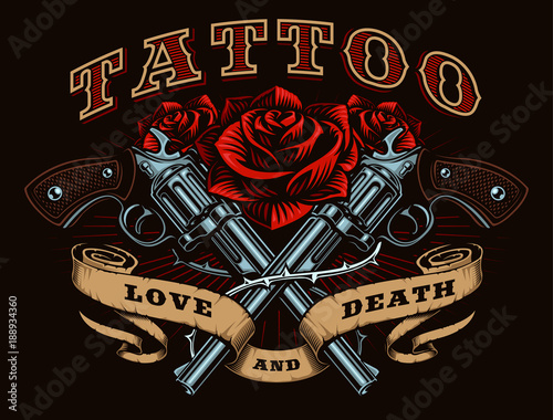 Guns and roses (color version)