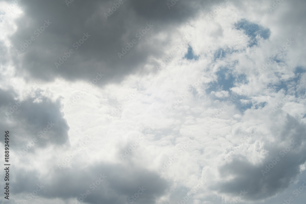 Blue sky and white clouds