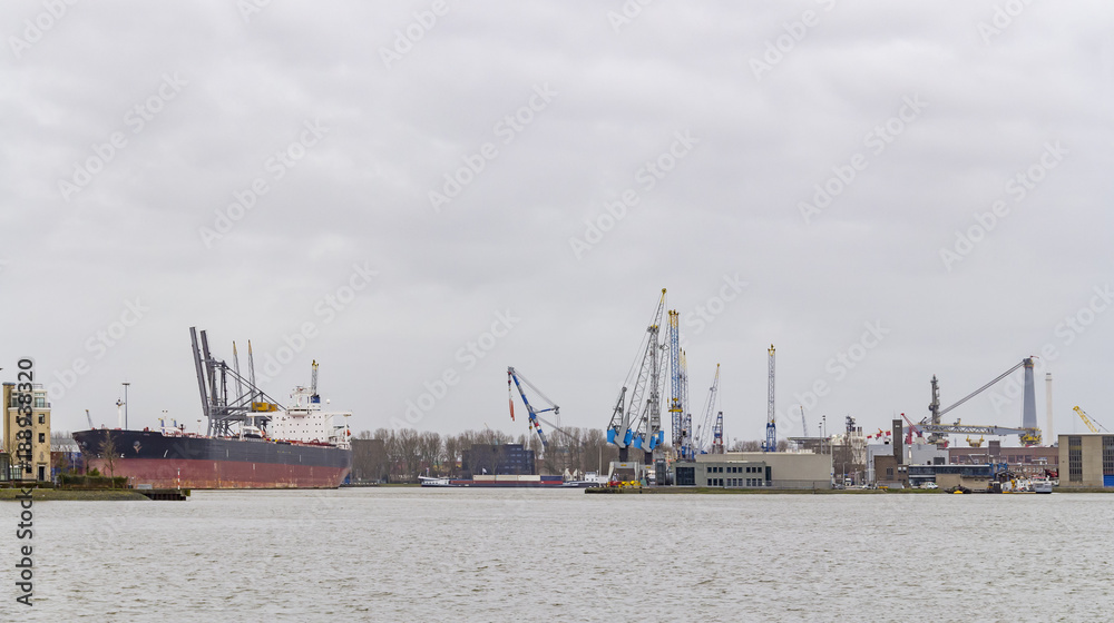 industrial harbor scenery