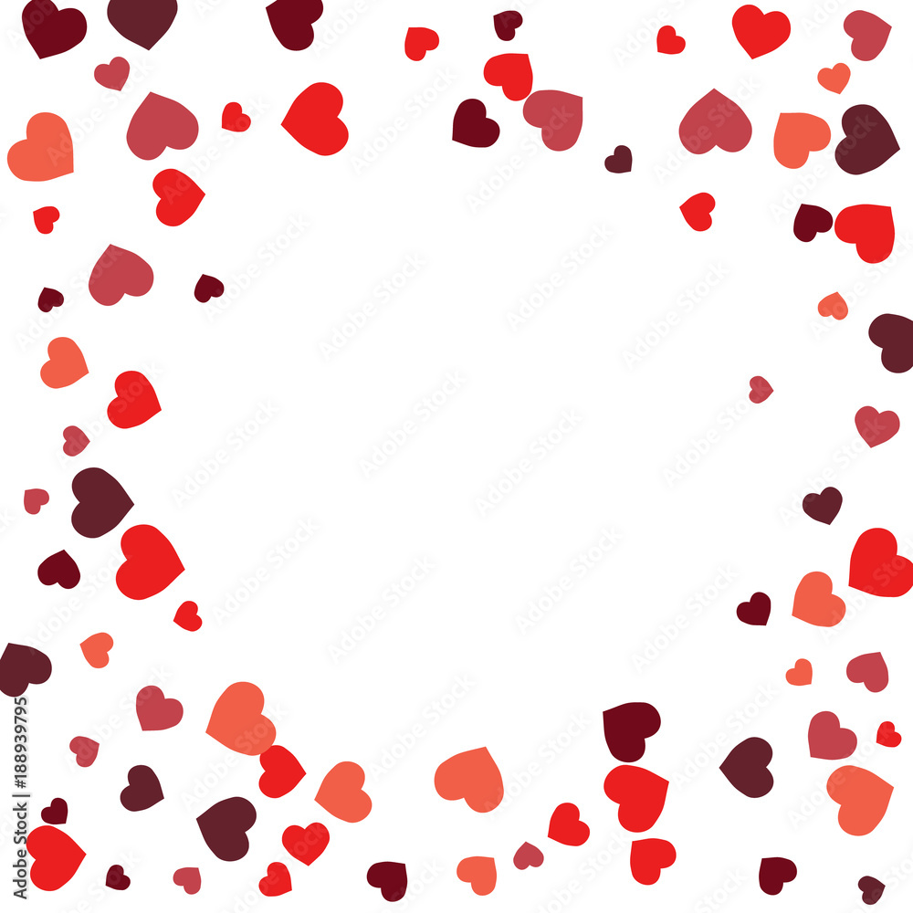Vector Confetti Background Pattern. Element of design. Color pencils on a white  background
