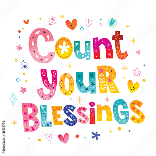 count your blessings