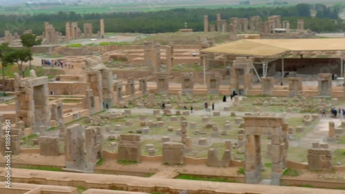 Panorama of Persipolis Museum, Iran