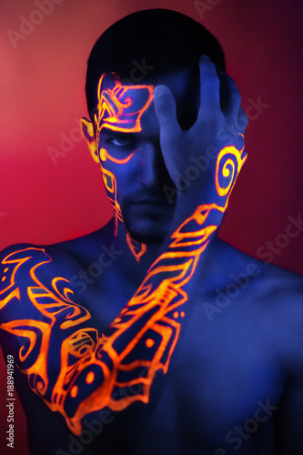 Man body art
