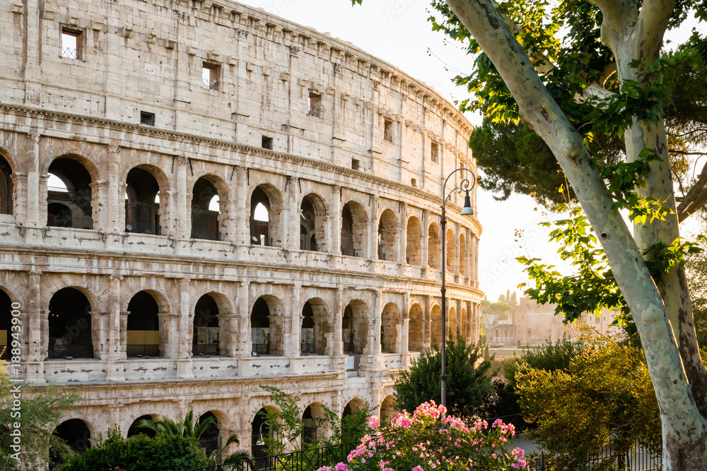 The Colosseum, or Coliseum, also known as the Flavian Amphitheatre, is an oval amphitheatre in the centre of the city of Rome, Italy. 