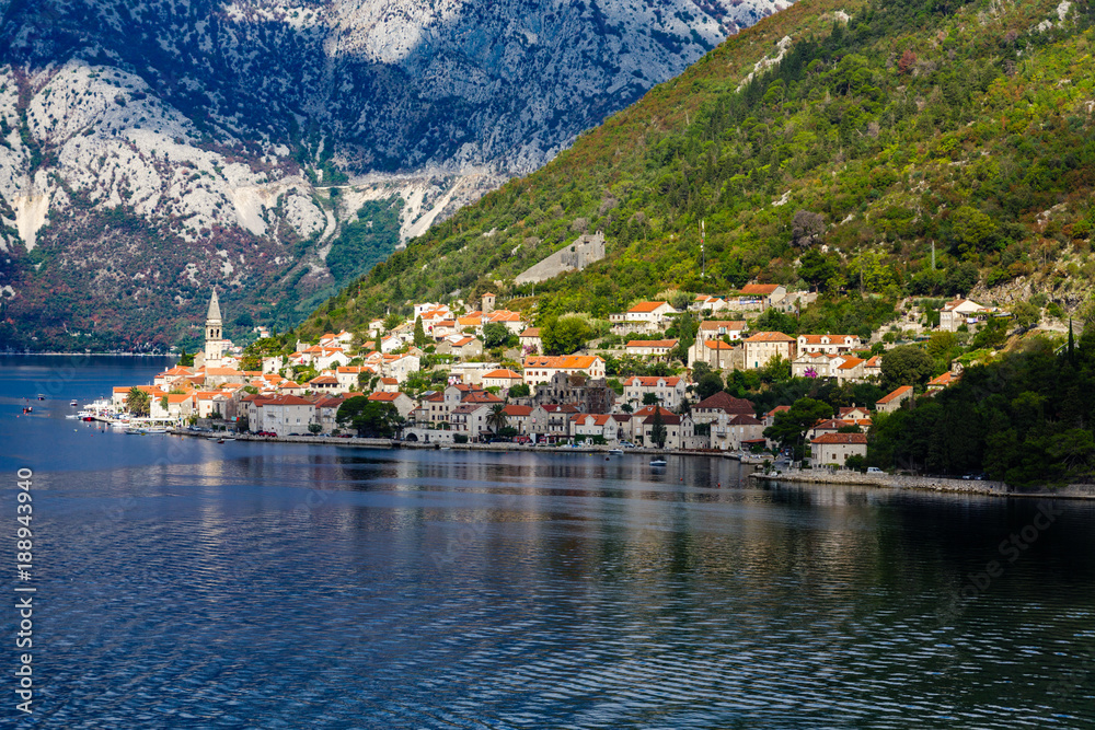 Village Clinging to Montenegro Coast