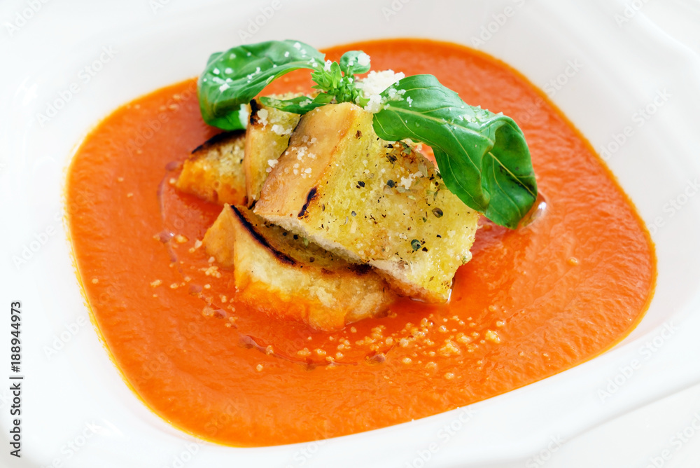 tomato soup with basil tomato soup with basil