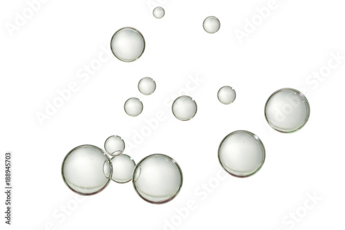 Fototapeta Naklejka Na Ścianę i Meble -  Light gray air bubbles