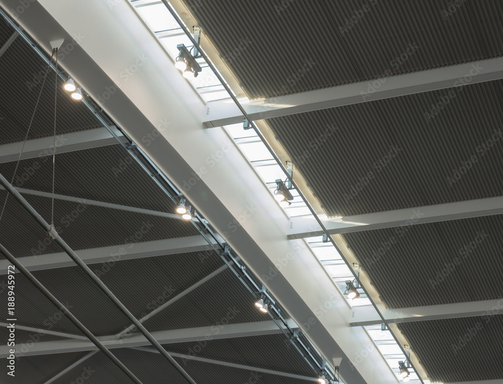 Fototapeta premium Modern industrial ceiling