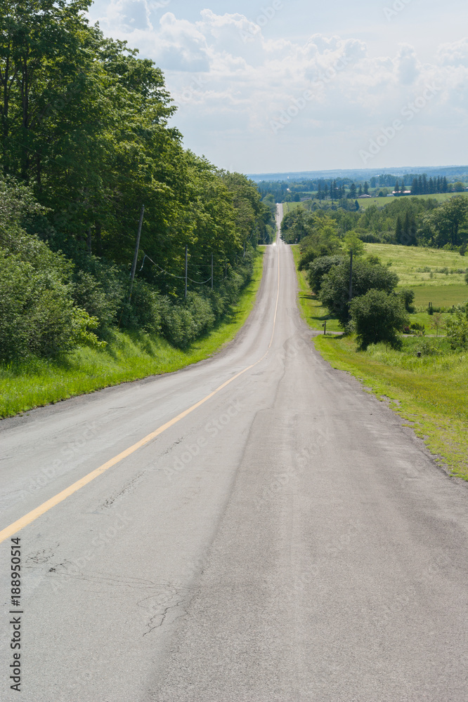 Countryside road in Ontario