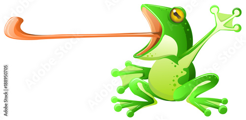 Frog Tongue Cartoon