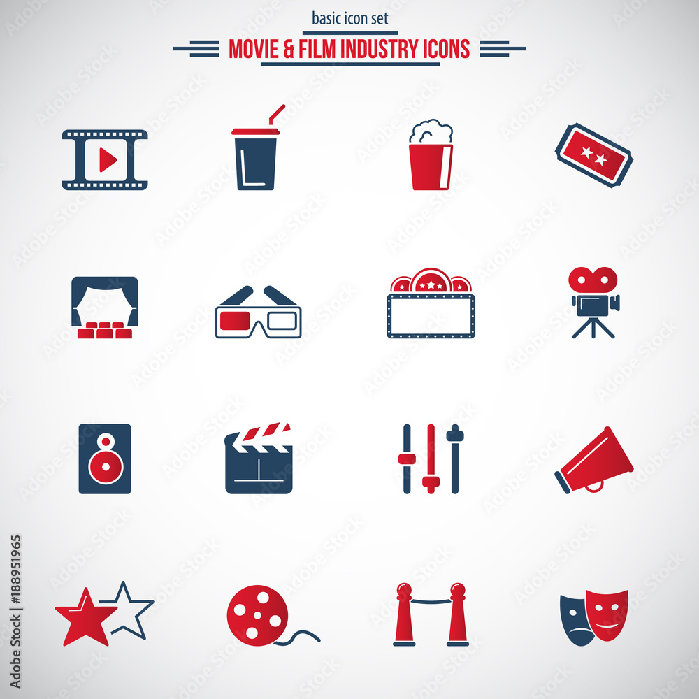 Set of Universal Cinema Related Vector Icon set for web and mobile. Contains such Icons as Movie Theater, TV, Popcorn, Video Clip and more. Set of Universal Cinema Related Vector Icon set for web and mobile. Contains such Icons as Movie Theater, TV, Popcorn, Video Clip and more.