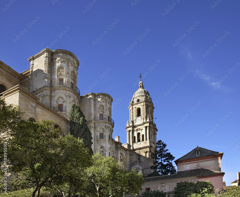 Catedral Basilica de la Encarnacion in Malaga. Spain