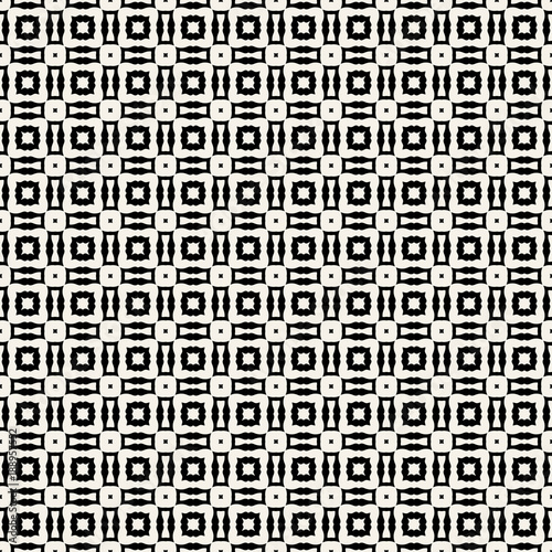 Geometric pattern in repeat. Fabric print. Seamless background  mosaic ornament  ethnic style.