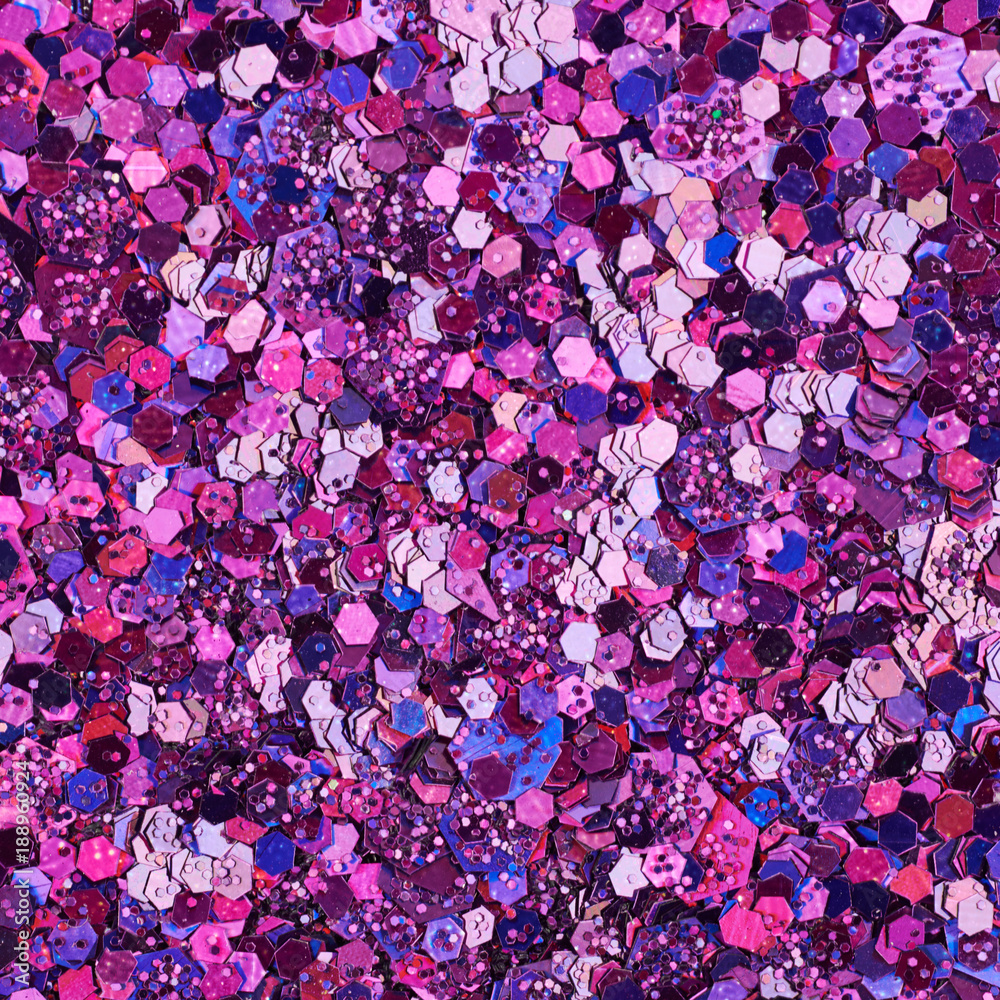 Fototapeta premium Surface coated with colorful sequins