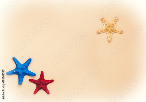 three star fishes