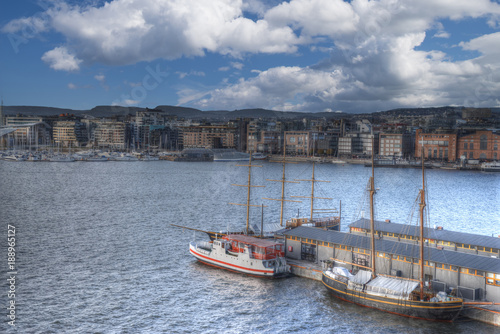 Photography The port in the city of Oslo.