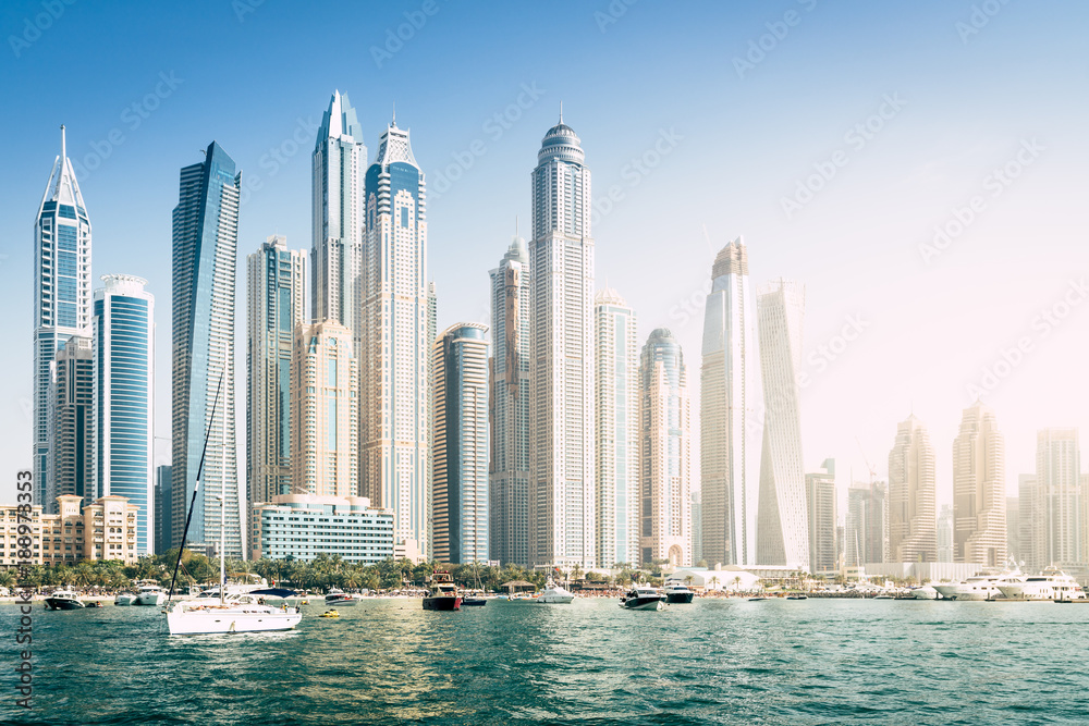 Obraz premium Modern city skyline