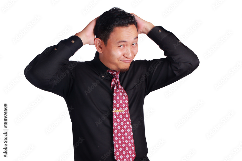 Funny Asian Man Smiling