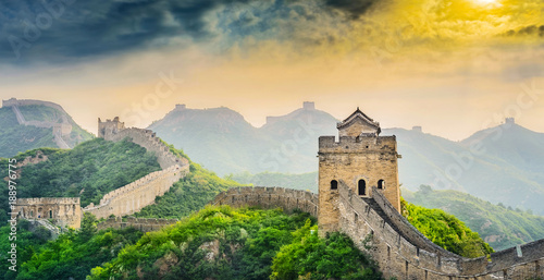 Leinwand Poster The Great Wall of China