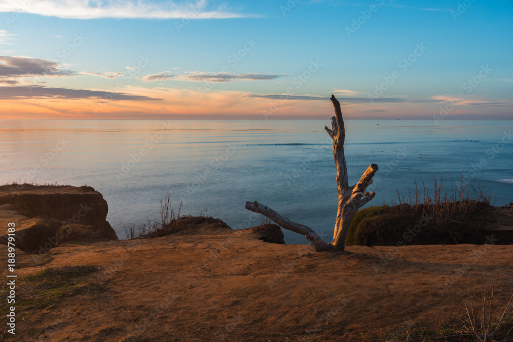 Sunset Cliffs in San Diego, California