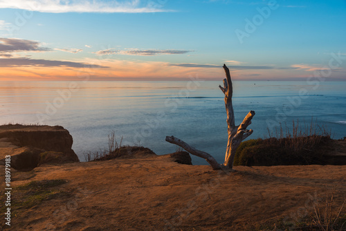 Sunset Cliffs in San Diego  California