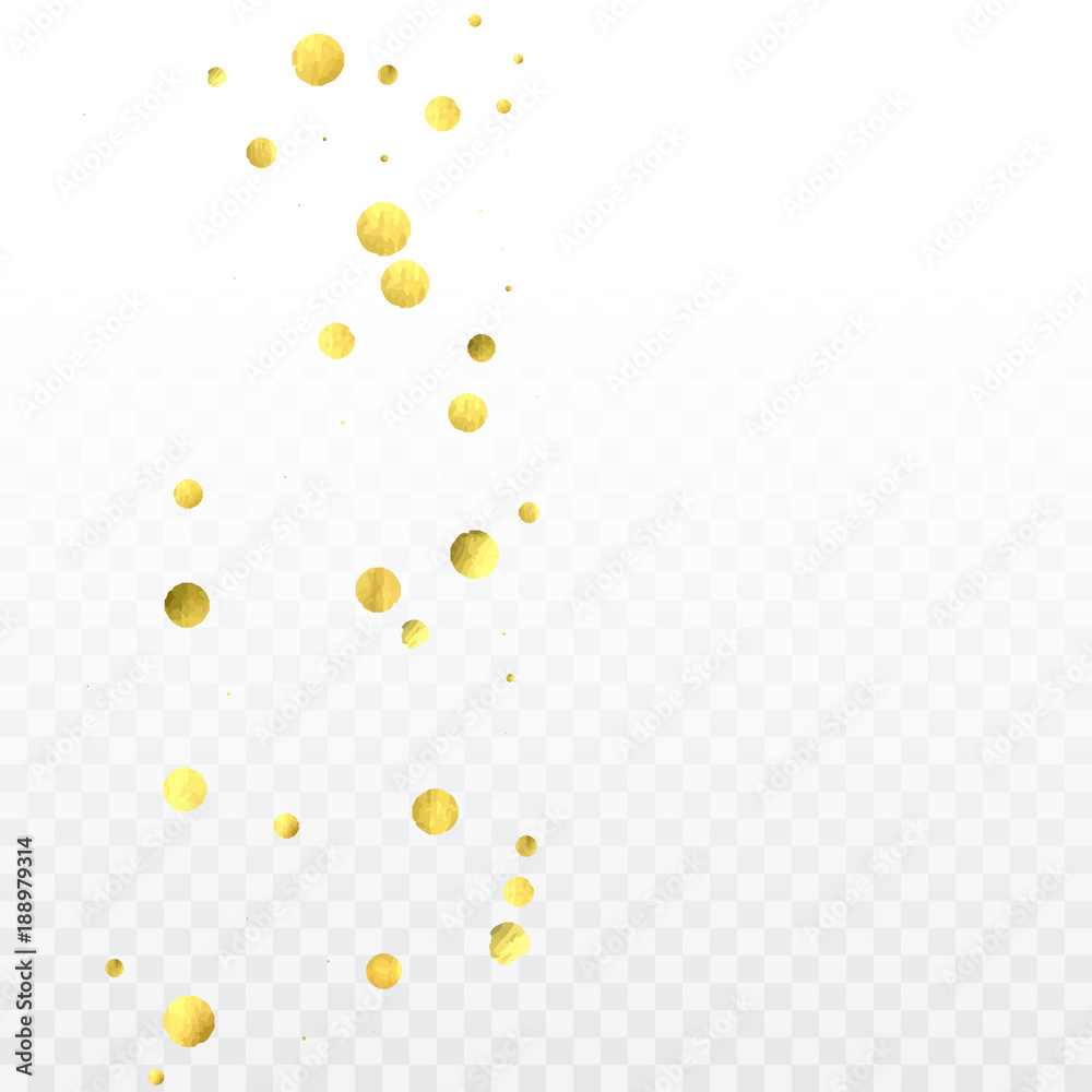 Gold confetti celebration. Gold confetti celebration.