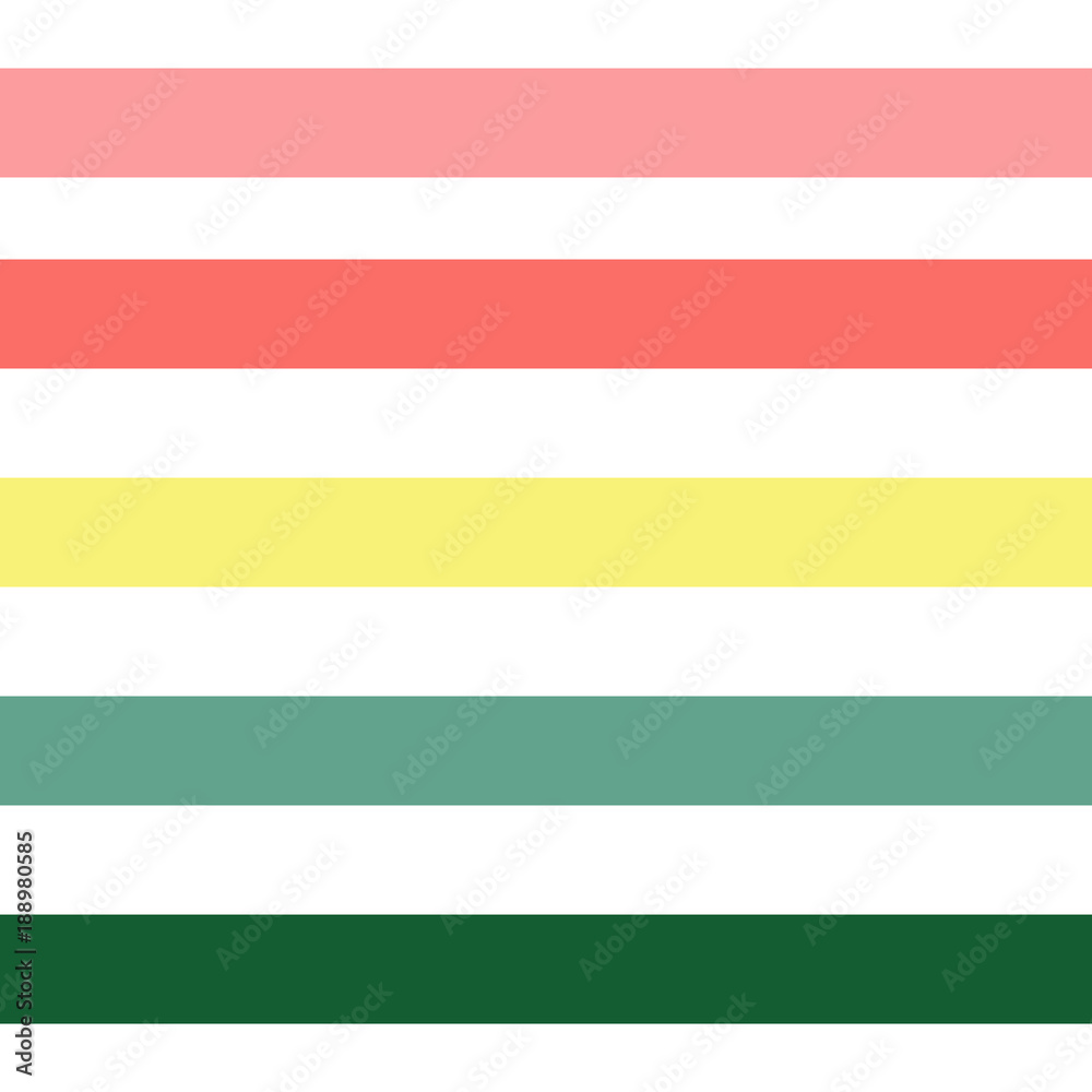 Seamless abstract geometric stripes vector pattern background with colorful pastel horizontal lines white pink coral yellow green turquoise teal Seamless abstract geometric stripes vector pattern background with colorful pastel horizontal lines white pink coral yellow green turquoise teal