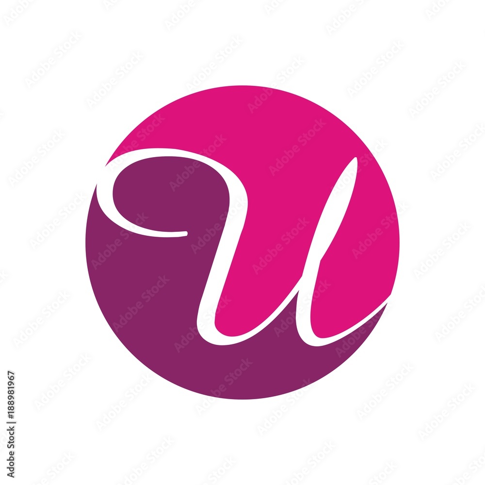 U logo initial letter design template vector U logo initial letter design template vector