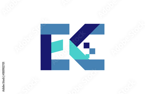 Free Download EC Digital Ribbon Letter Logo - GFXLoad