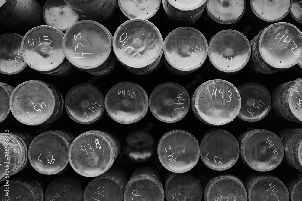 Numbered iron metal pipes, rack, rows, patterns, oil drilling, industrial Numbered iron metal pipes, rack, rows, patterns, oil drilling, industrial