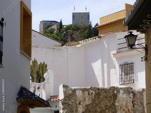 Mijas, pueblo andaluz de la provincia de Málaga (Andalucia, España) en la Costa del Sol