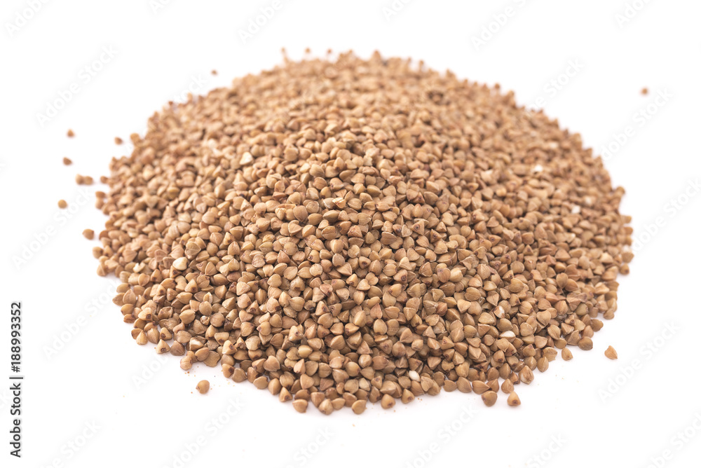 buckwheat slide isolated on white background buckwheat slide isolated on white background