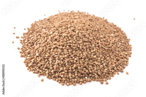 buckwheat slide isolated on white background