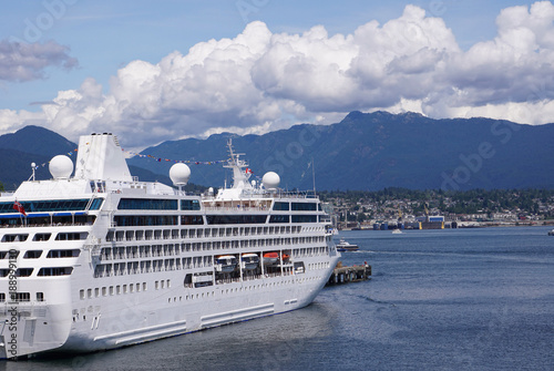 ship in Vancouver harbor