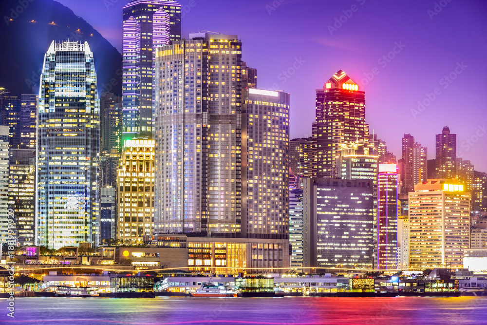 Fotografie Hong Kong at night
