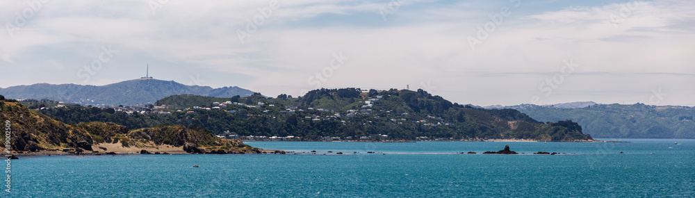 Wellington waterfront, north island of New Zealand