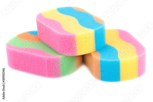 Colorful sponges