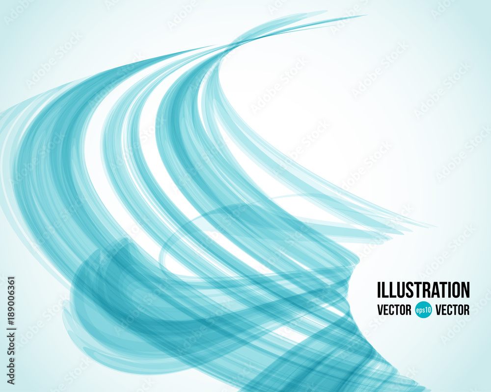 Vector abstract white and blue background