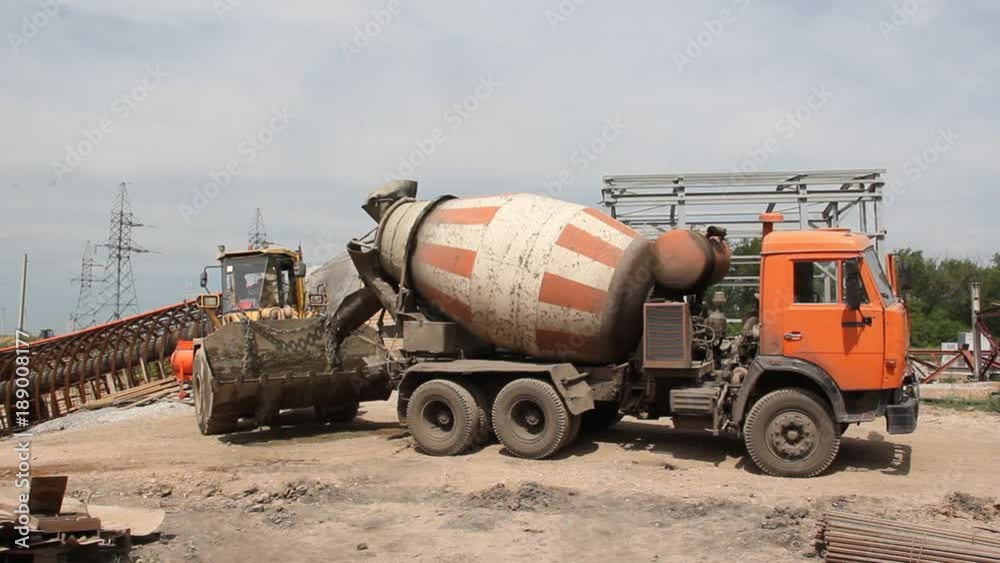 machines on the construction site machines on the construction site