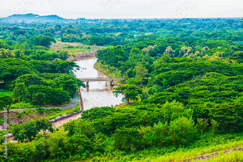 Water distribution canal of Mae Kuang Udom Thara dam photo