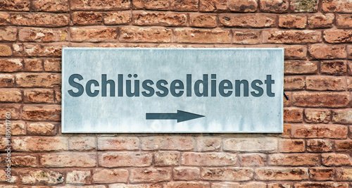 Schild 225 - Schlüsseldienst