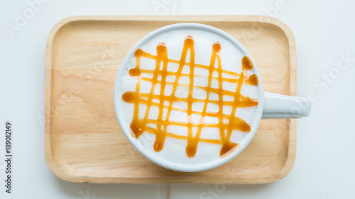 caramel macchiato coffee