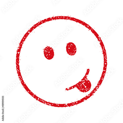 emoticons / face stamp icon (sticking, tongue) 