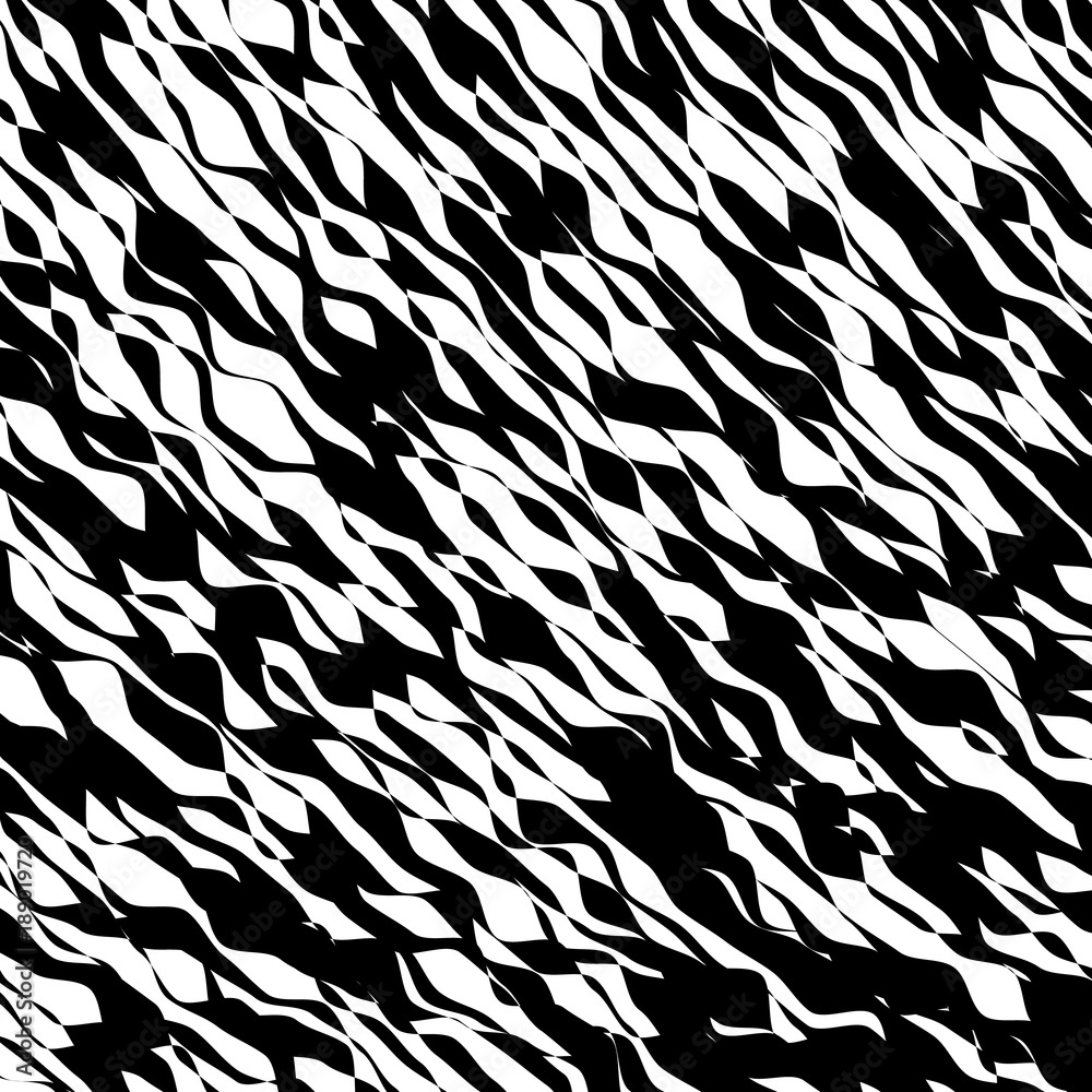 Black and White Wave Stripe Optical Abstract Background Black and White Wave Stripe Optical Abstract Background