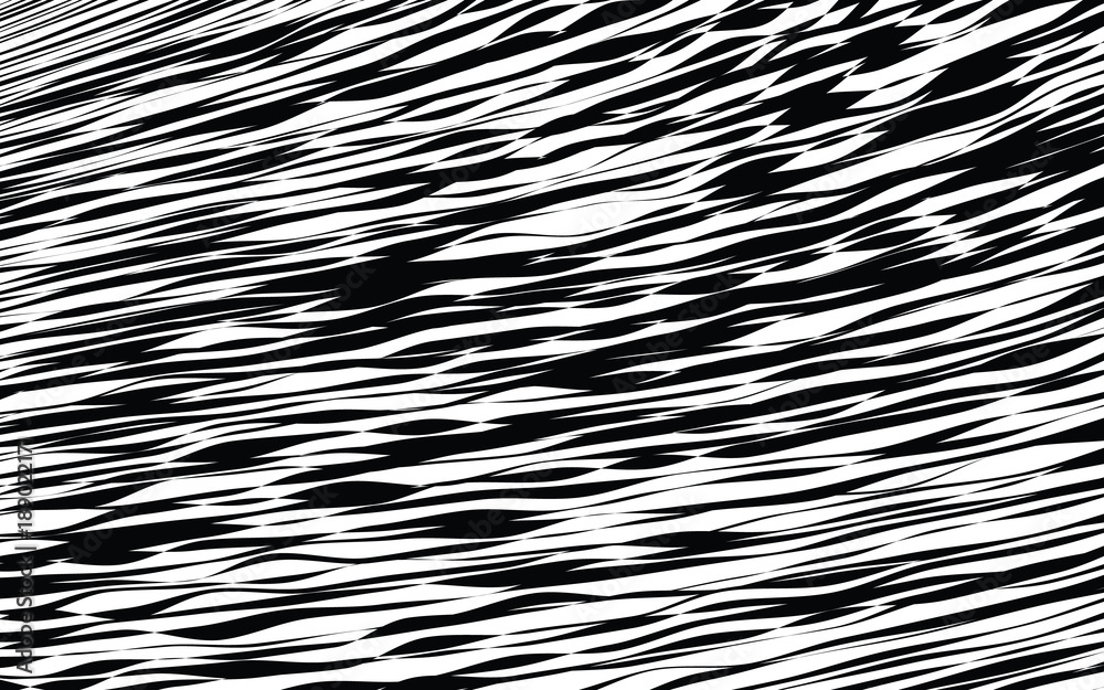 Black and White Wave Stripe Optical Abstract Background Black and White Wave Stripe Optical Abstract Background