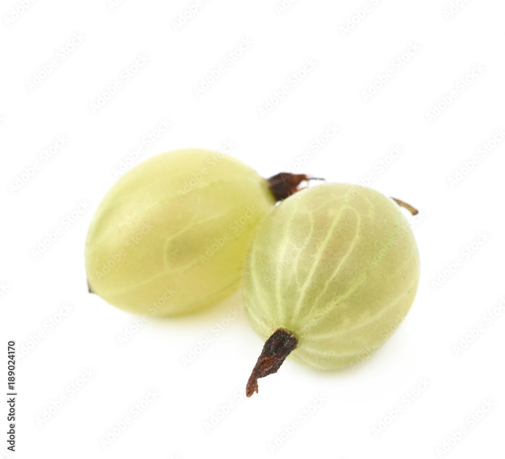 Pile of gooseberries isolated Pile of gooseberries isolated